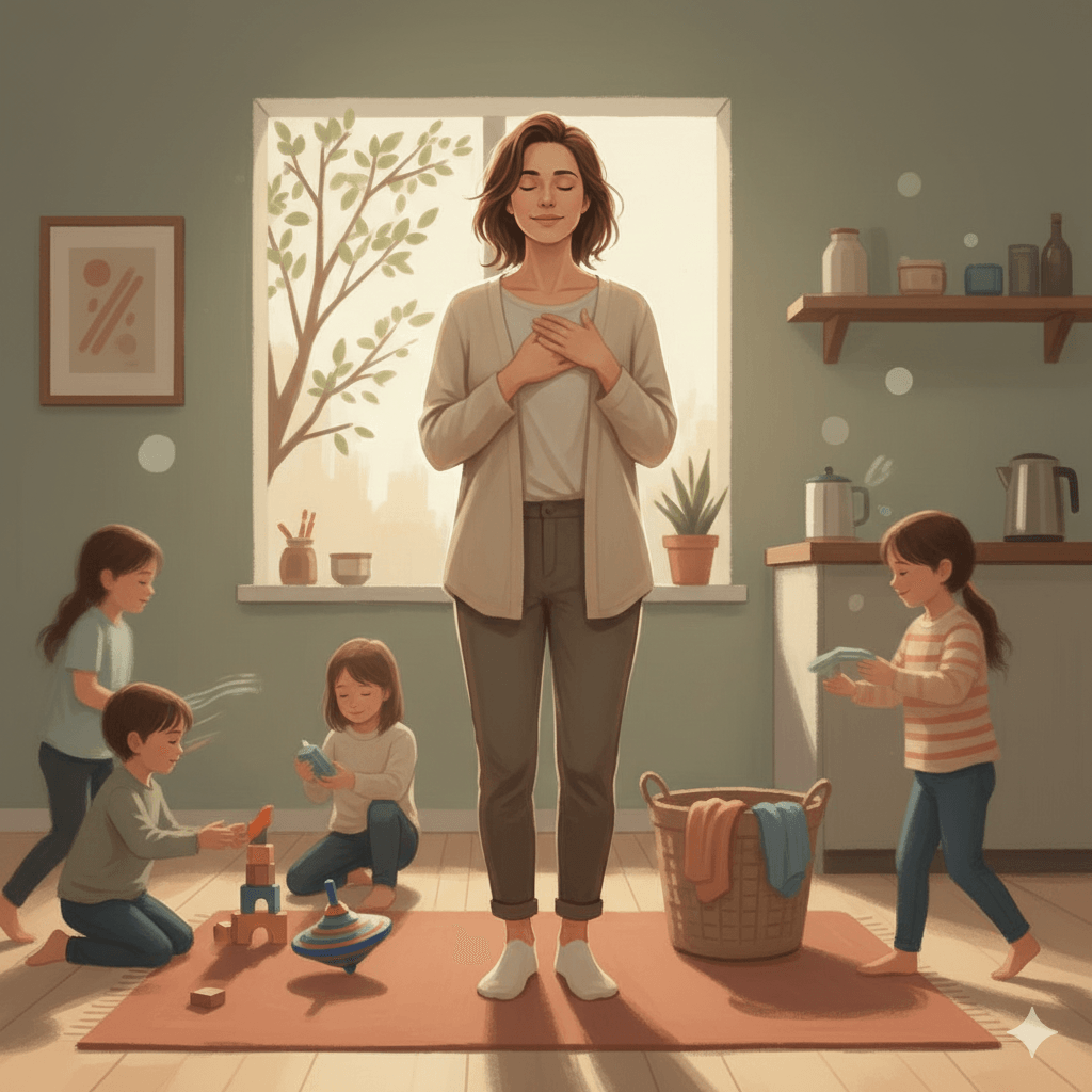 Maman présente et attentive, entre surcharge mentale et sensibilité émotionnelle