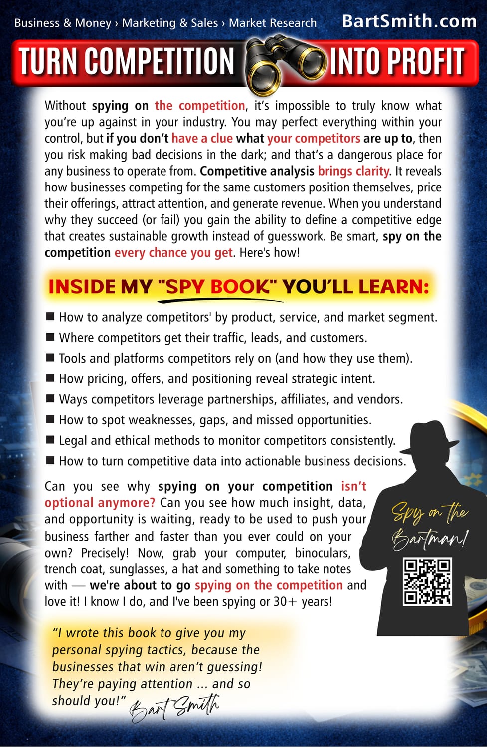 21+ Ways To Spy On Your Competition by Bart Smith