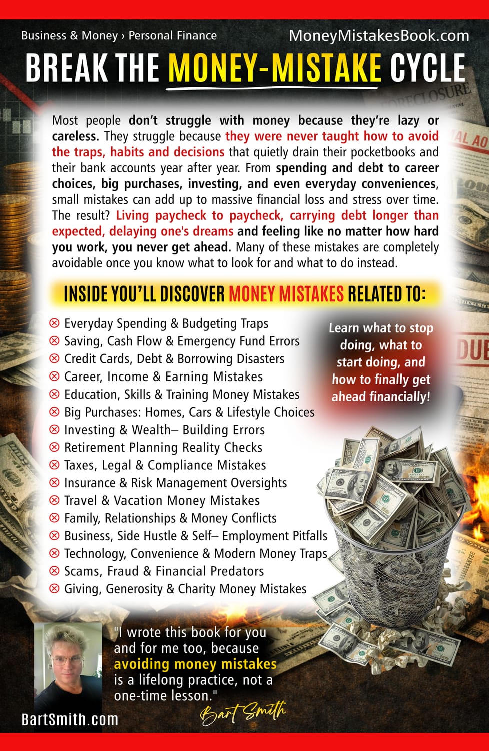 350+ Money Mistakes People Make  by Bart Smith