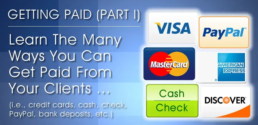 GETTING PAID (P1) - Learn The Many Ways You Can Get Paid From Your Clients ...
