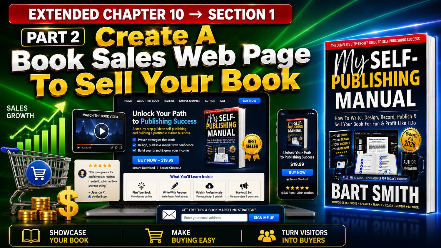 PART 2 - Create A Book Sales Web Page To Sell Your Book