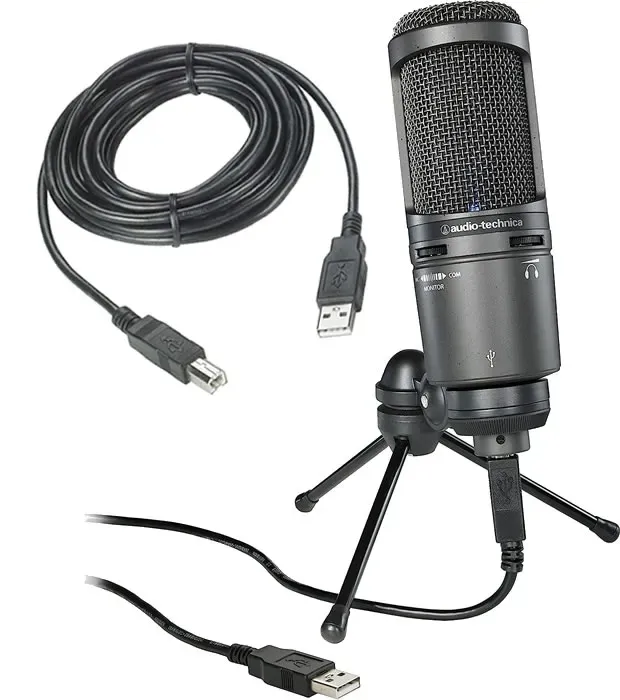 Audio-Technica AT2020USB Cardioid Condenser USB Microphone