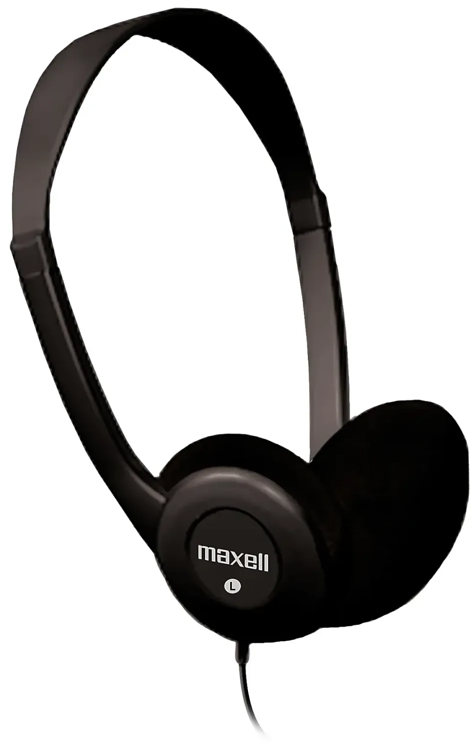 Maxell HP-100 Lightweight Stereo Headphone, Black (OfficeDepot.com)