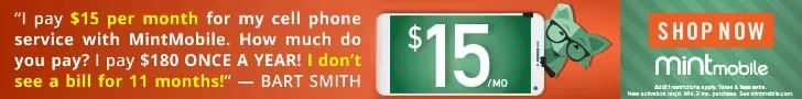$15/Mo. Mint Mobile Phone Service