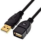 Mediabridge USB 2.0 - USB Extension Cable (6 Feet) - A Male to A Female with Gold-Plated Contacts