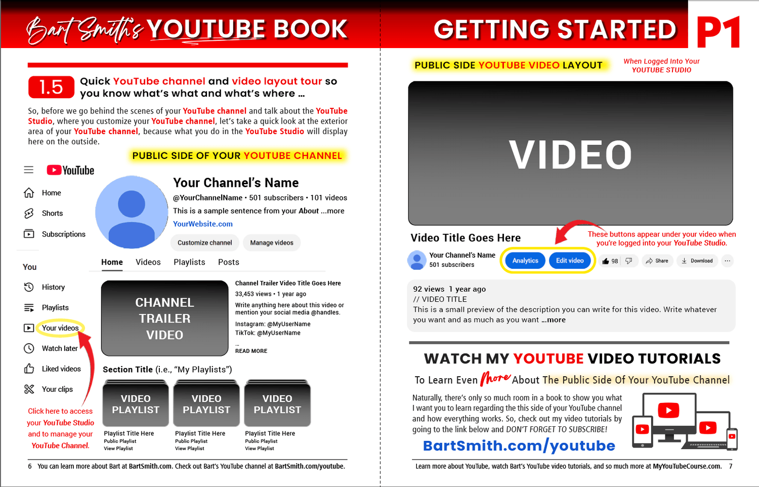 "How To" Create & Grow Your YouTube Channel by Bart Smith