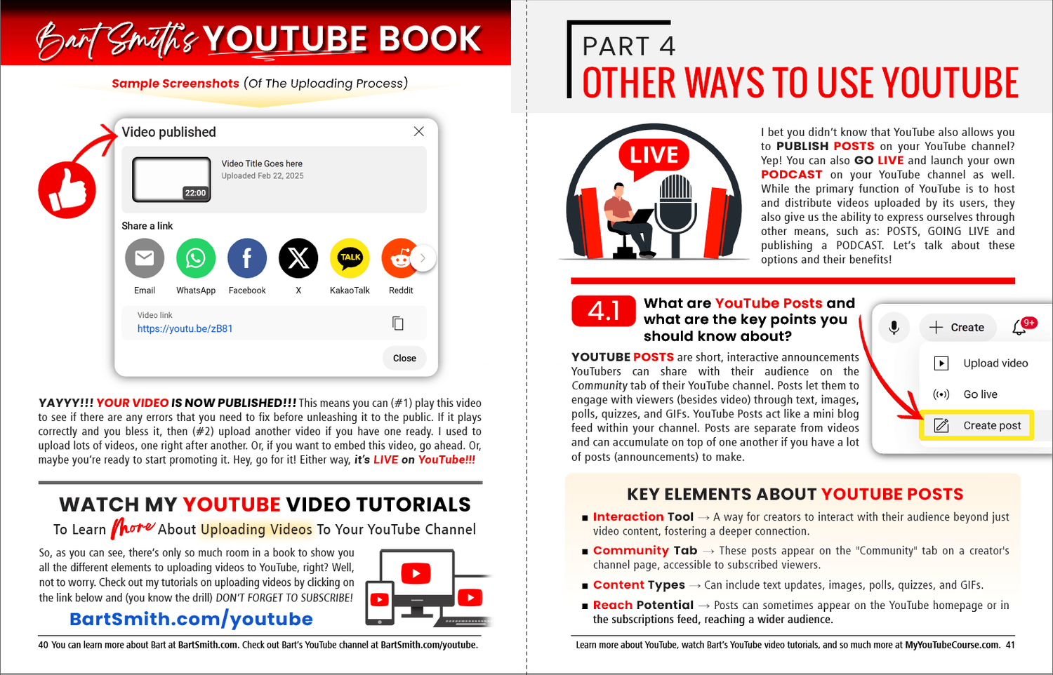 "How To" Create & Grow Your YouTube Channel by Bart Smith