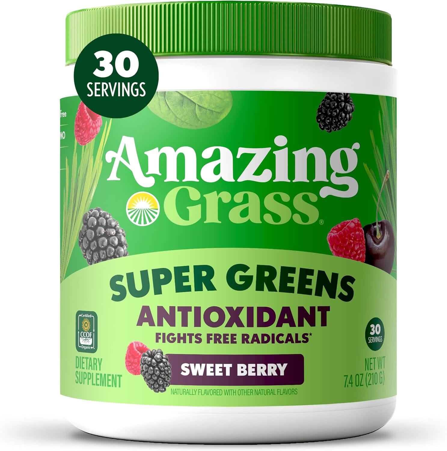 Amazing Grass Super Greens Powder Antioxidant 