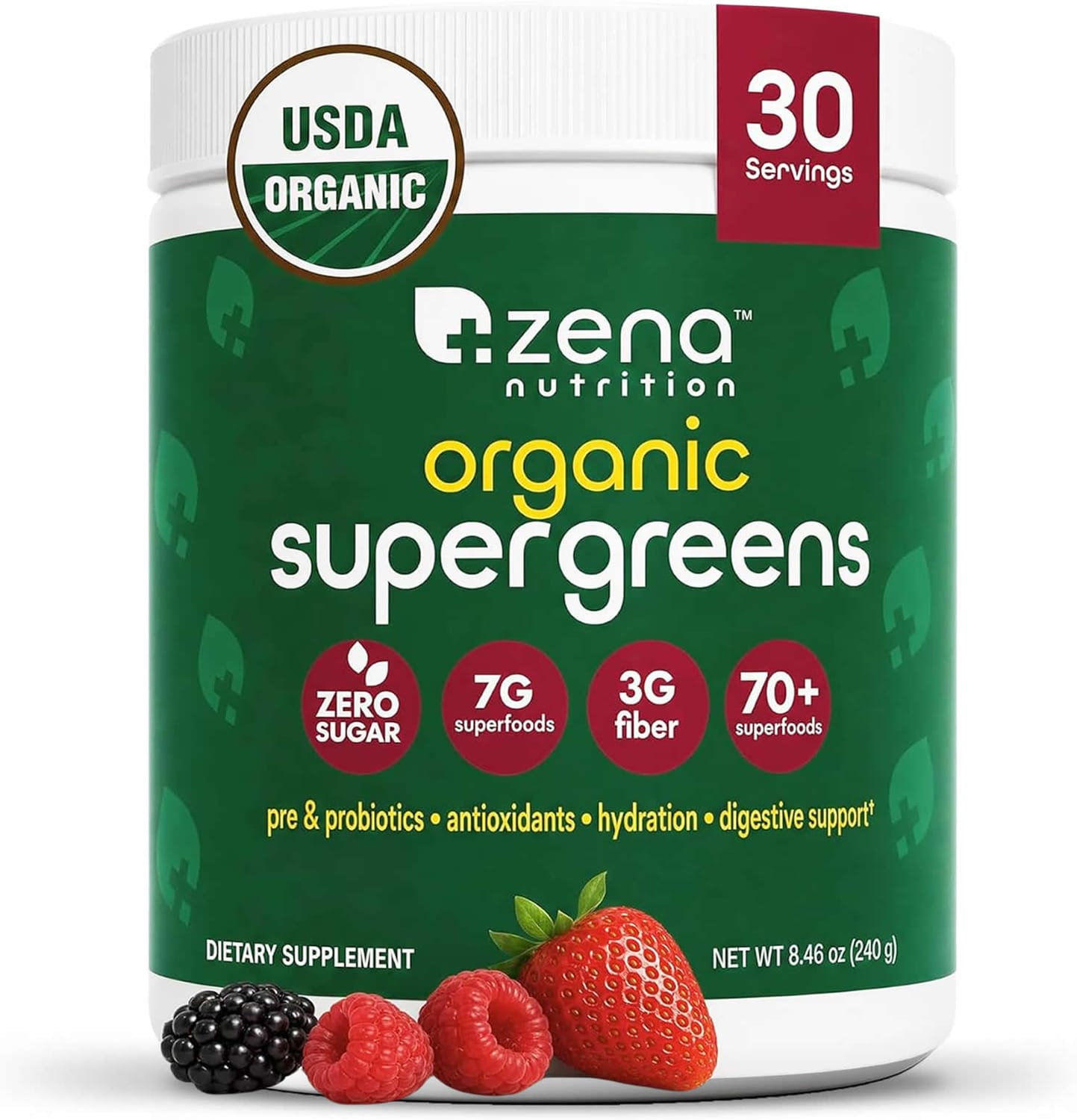 ZENA GREENS® Super Greens Fruits & Vegetables