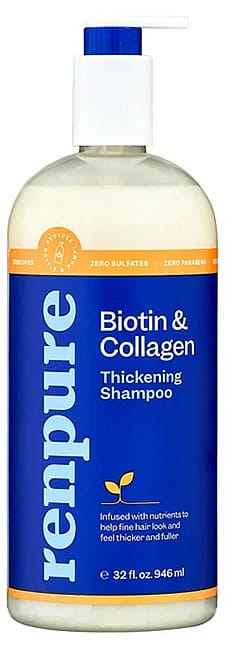Renpure Biotin & Collagen Thickening Hair Shampoo for All Hair Types (For Men and Women) WALMART.COM