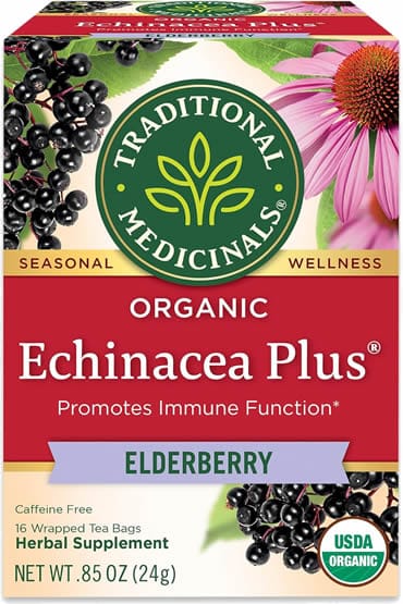 Traditional Medicinals Tea, Organic Echinacea Plus