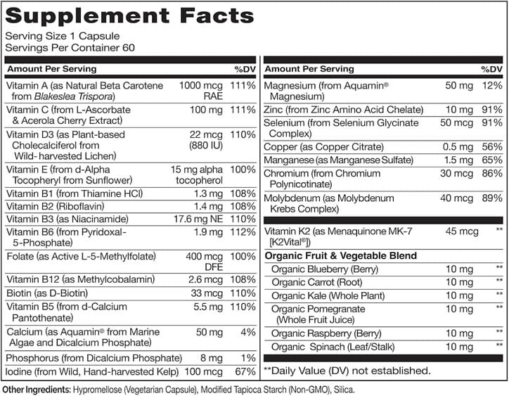 Kirkland Signature Adult 50+ Mature Multi Vitamins & Minerals
