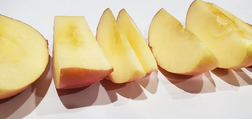 APPLE SLICES FUJI ARE MY FAVORITE