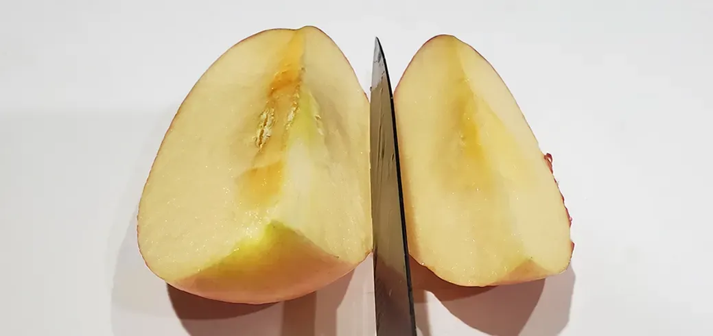 APPLE SLICES FUJI ARE MY FAVORITE