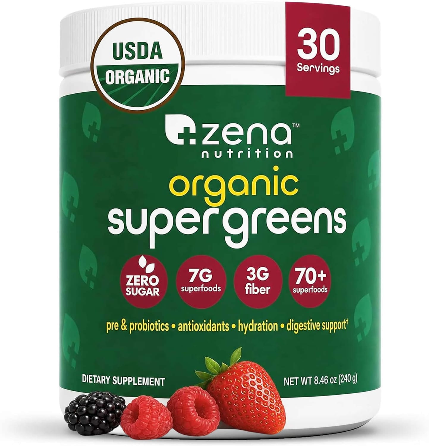 ZENA GREENS® Super Greens Fruits & Vegetables