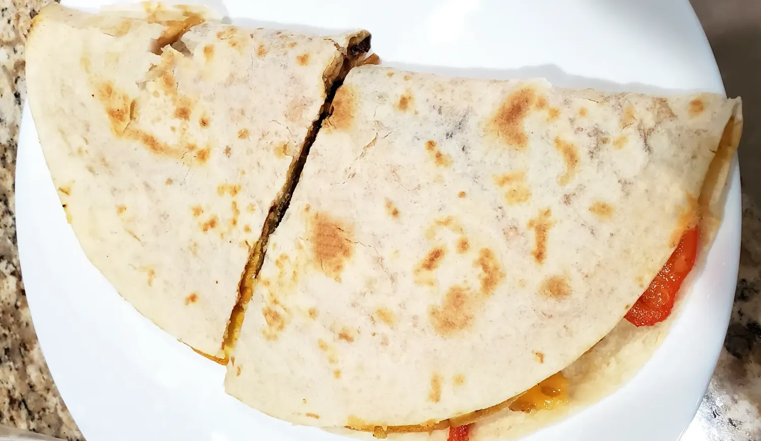 Bart's Quick & So Delish "Omelette Quesadilla"