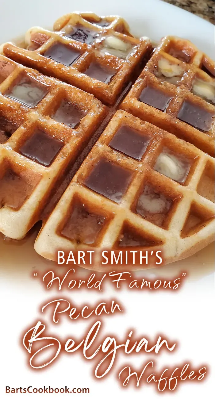 Bart's Decadent Pecan Belgian Waffle