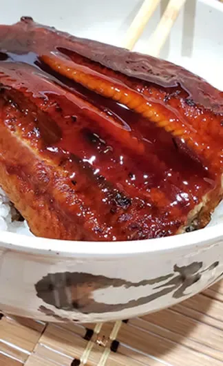 Bart's "Heavenly" Unagi Bowl | Baked "Freshwater Eel" Over A Bed Of White Rice & Unagi Sauce