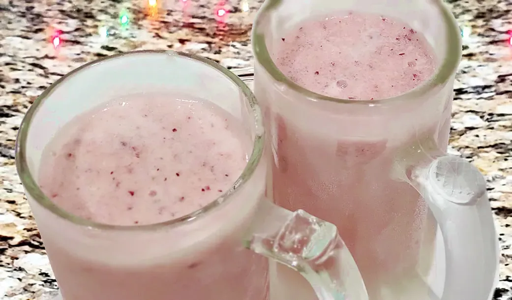 Bart's "World Famous" Party "Barty Smoothie" With Pineapple, Red Grapes & Pink Lemonade Concentrate