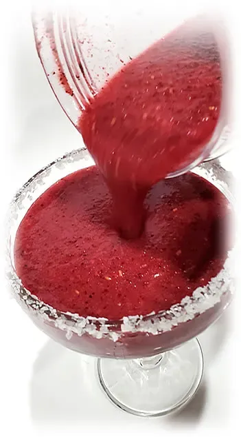 Bart's "Very Berry" Frozen "Bart-A-Ritas" Made With Frozen Raspberries, Blueberries, Blackberries & Jose Cuervo "Classic" Margarita Mix