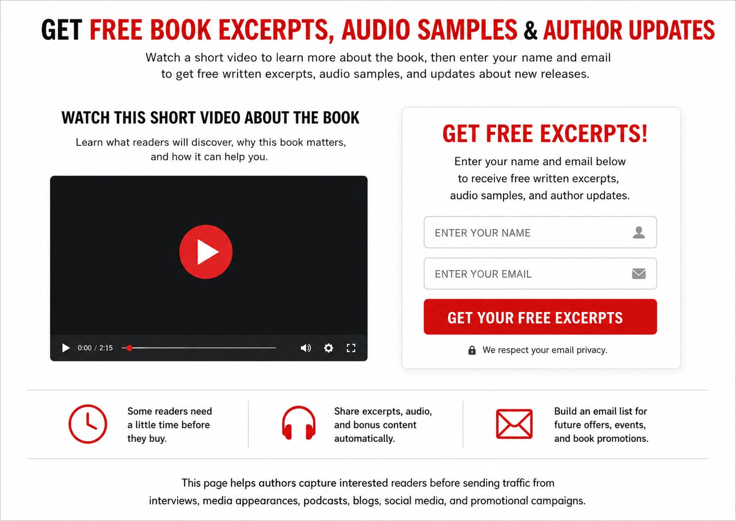 PART 4 - Create a “Lead Generation” Web Page