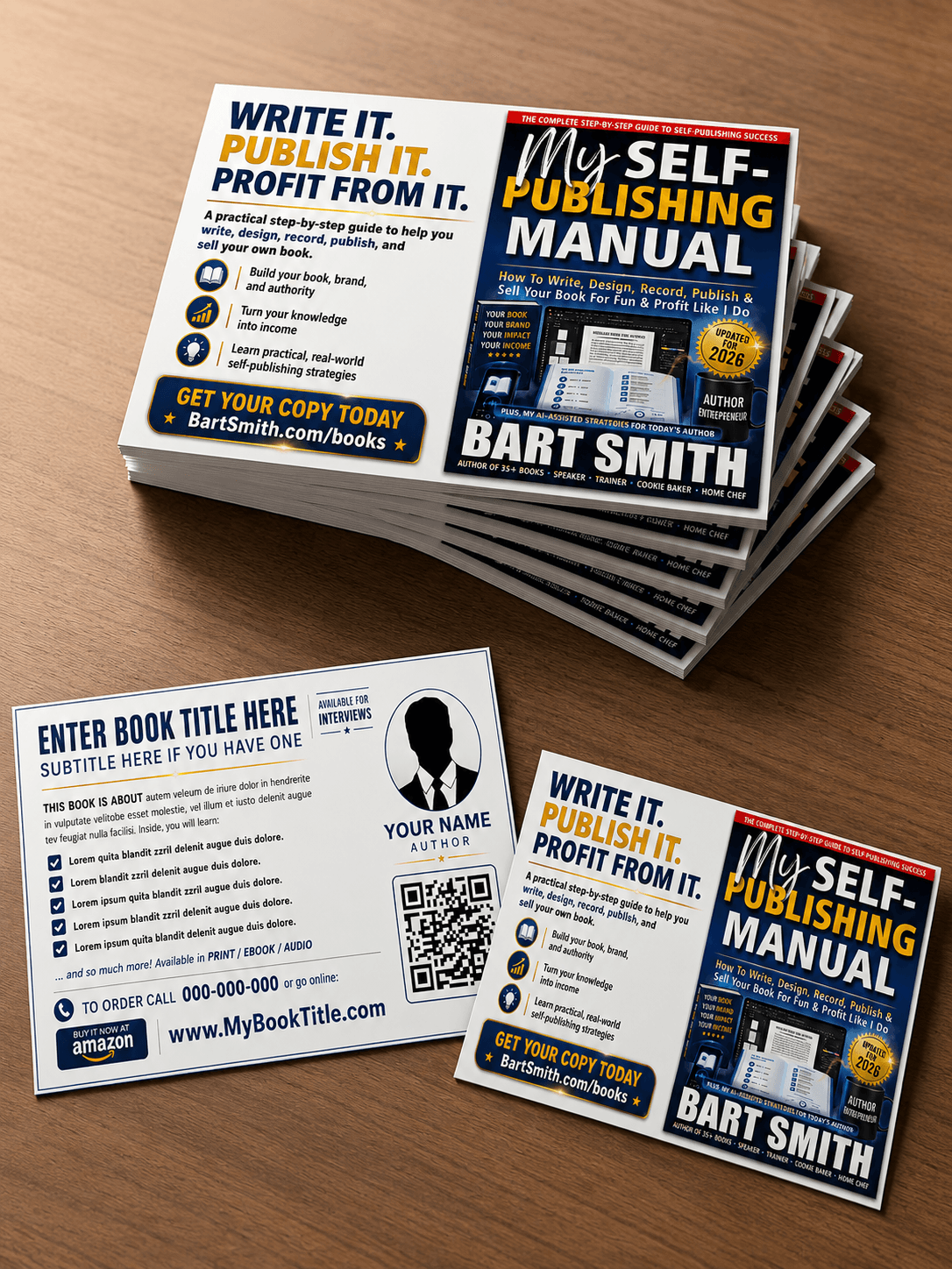 Book Postcards & Flyers For Author Promotion