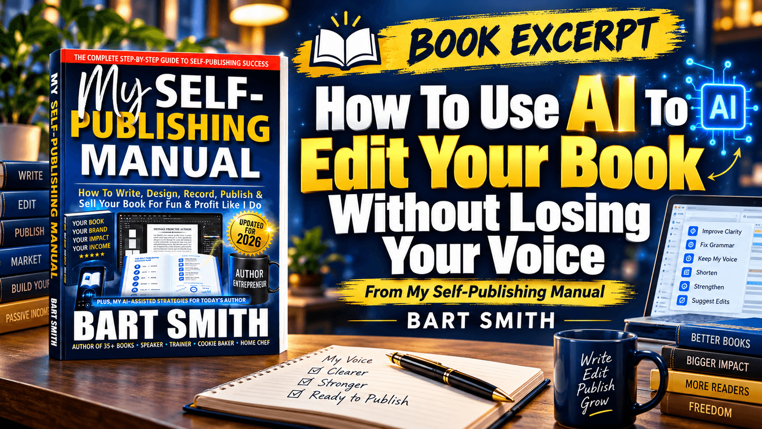How To Use AI To Edit Your Book Without Losing Your Voice