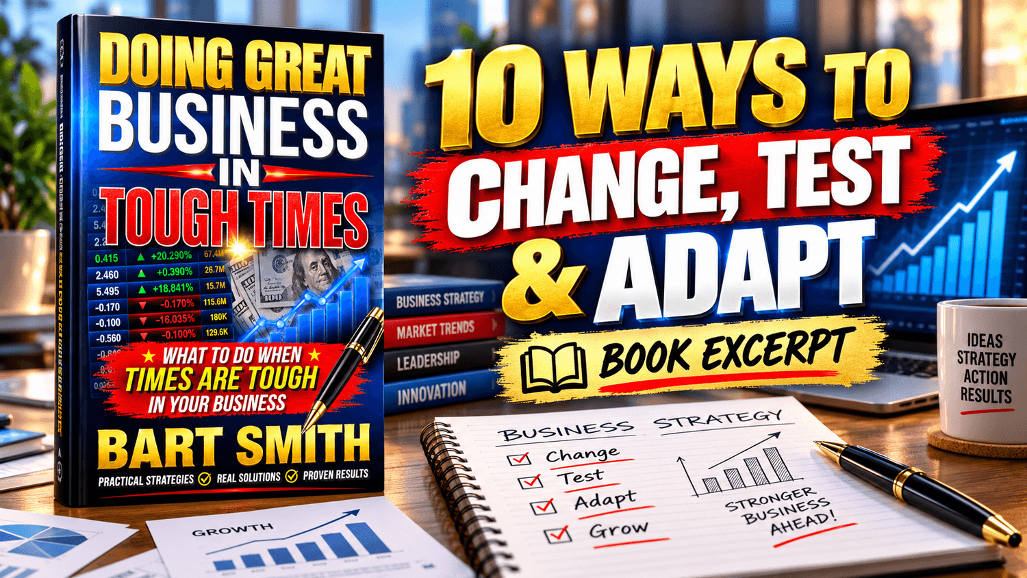 10 Ways To Change, Test & Adapt In Tough Business Times by Bart Smith