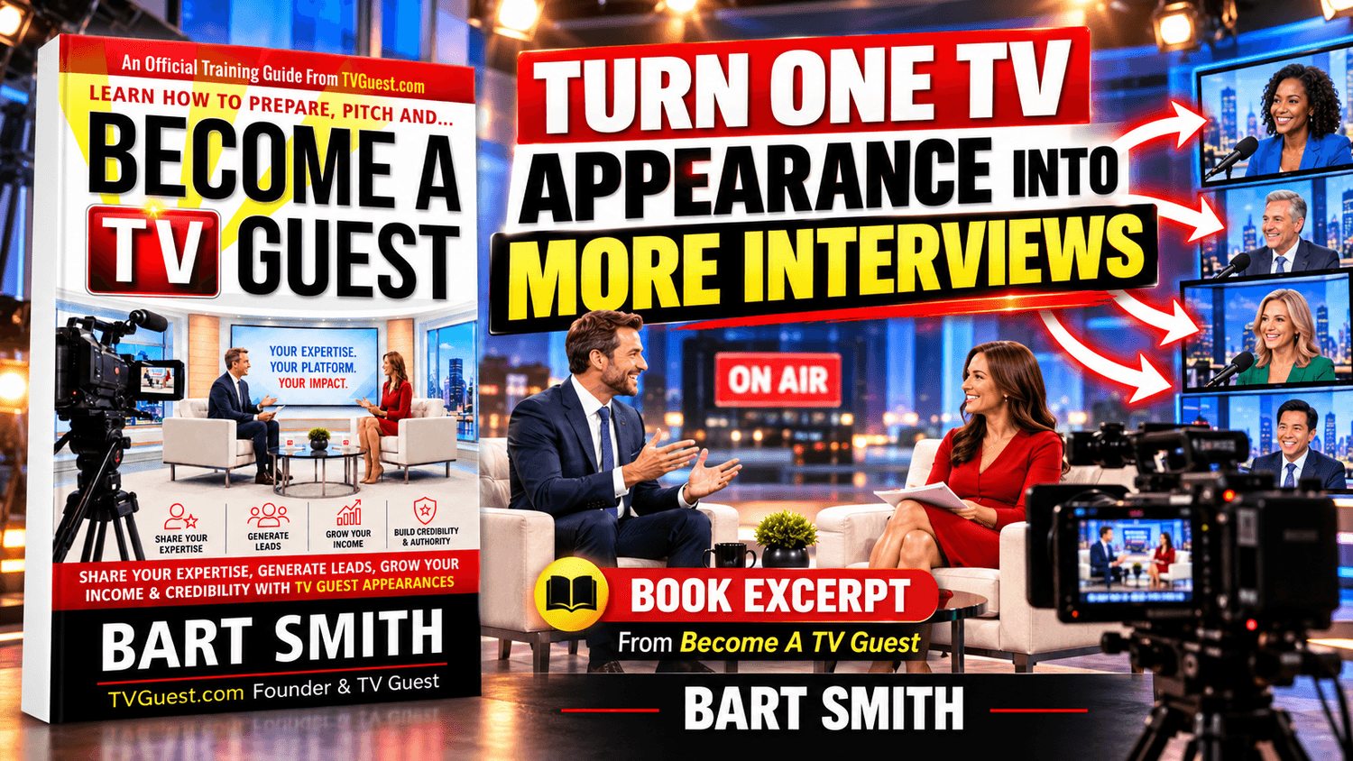 Turn One TV Appearance Into More Interviews (Book Excerpts)