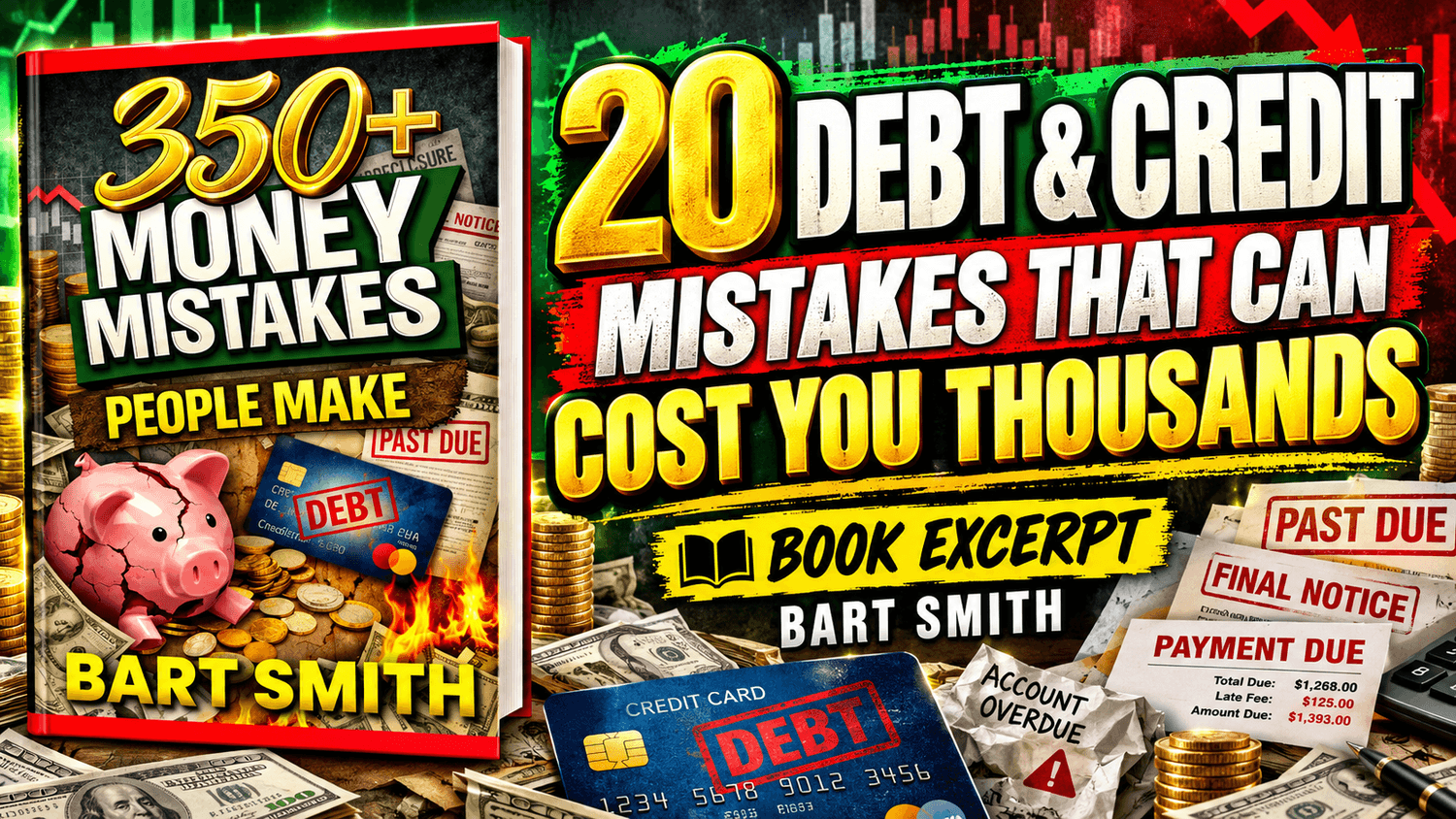 20 Debt & Credit Mistakes That Can Cost You Thousands by Bart Smith