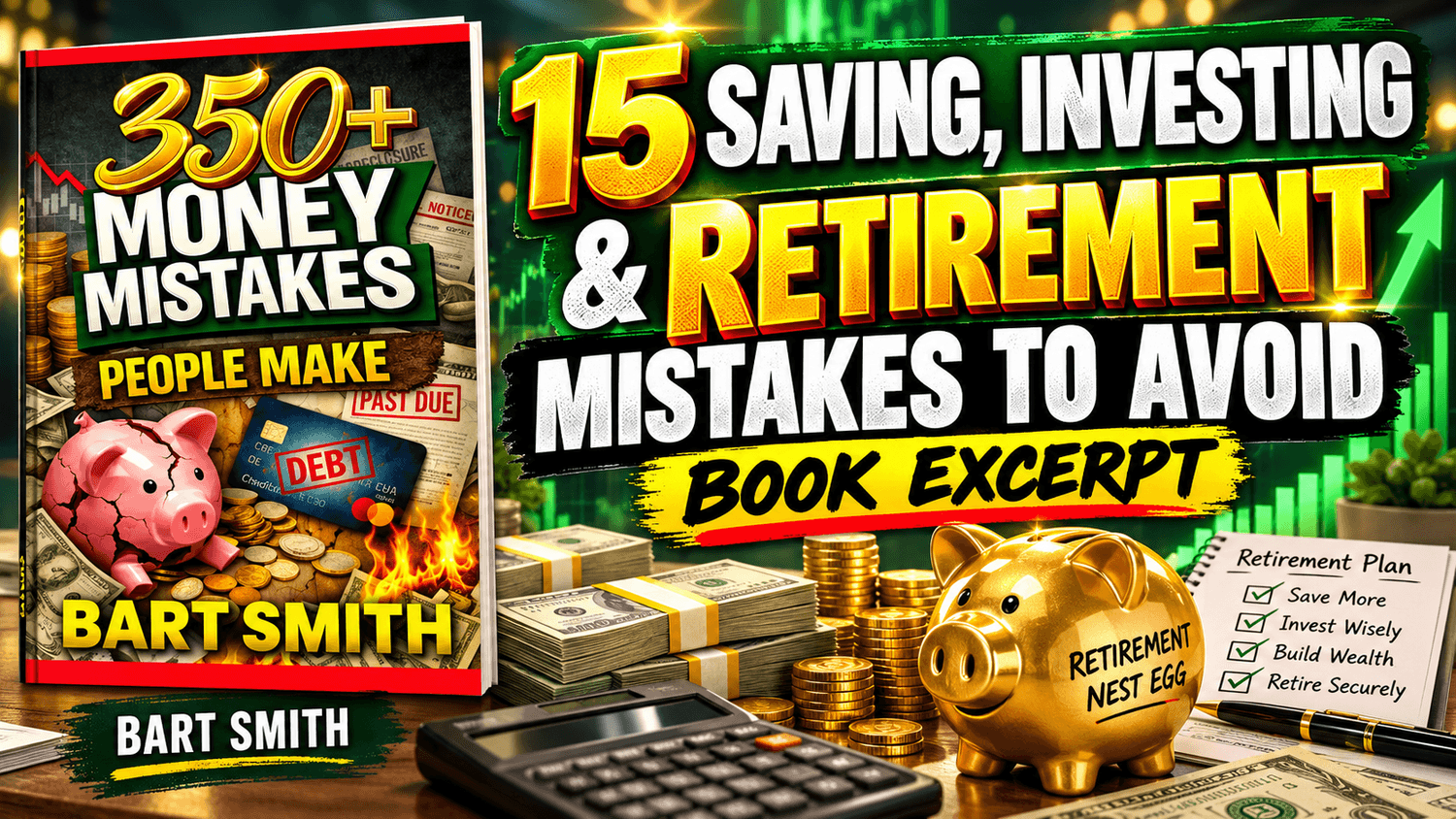15 Saving, Investing & Retirement Mistakes To Avoid by Bart Smith