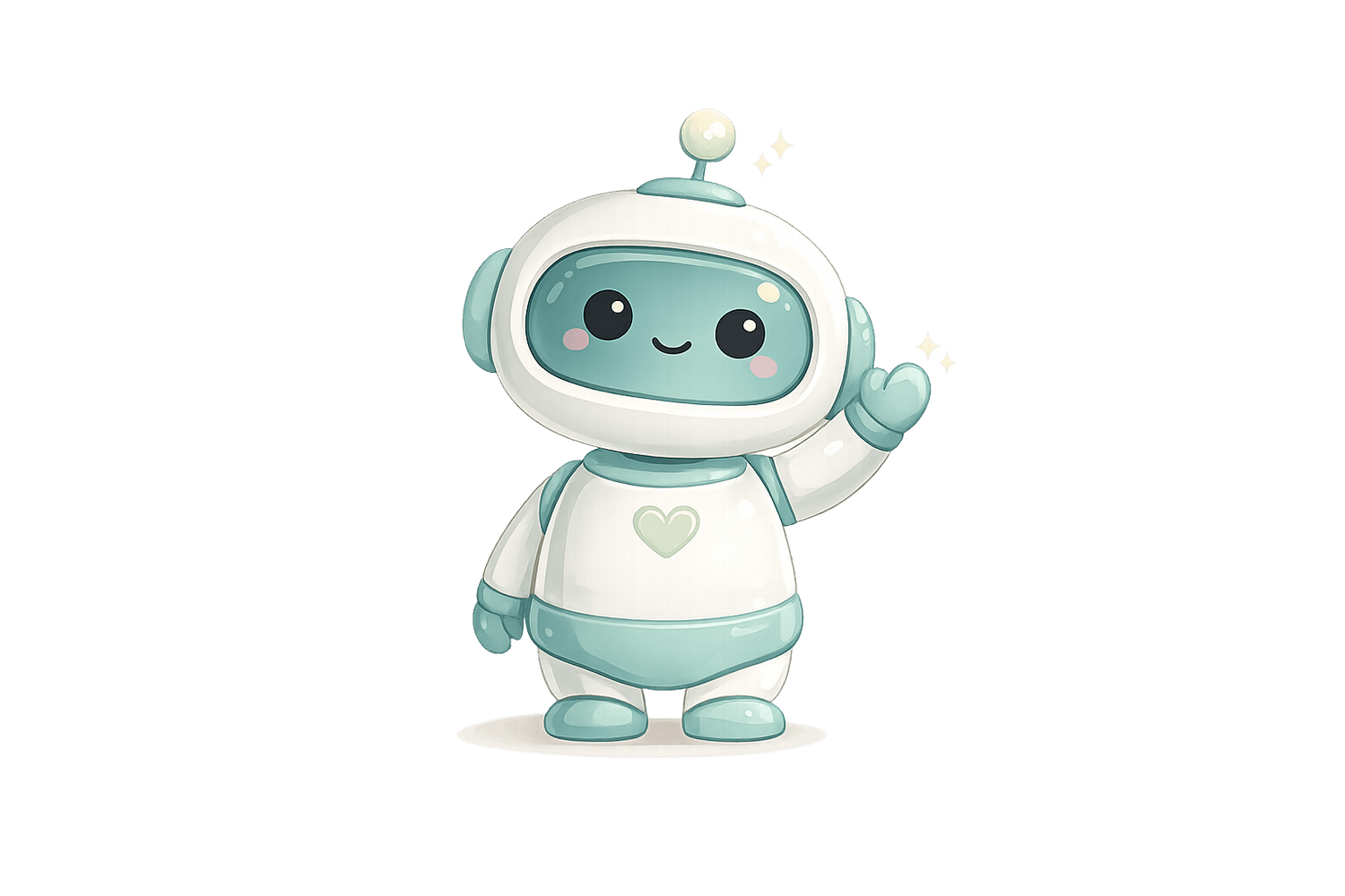 Kleiner KI-Roboter