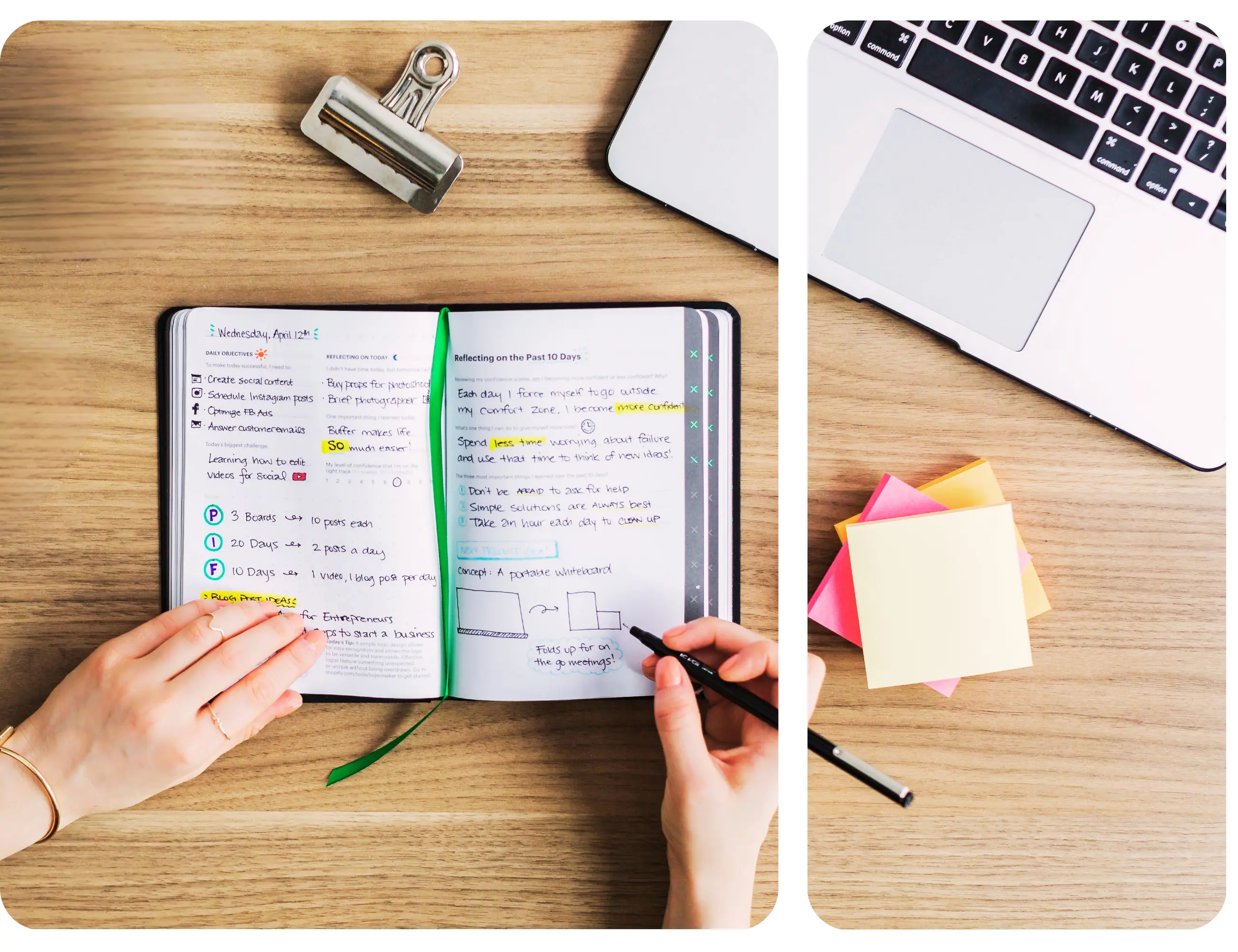 Glückliche Teilnehmerin 