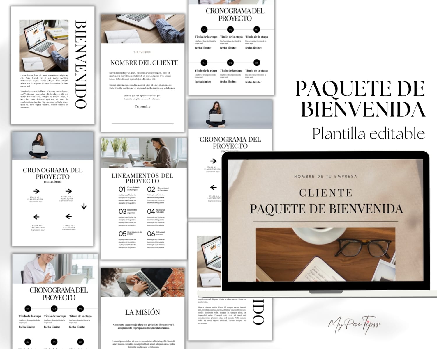 Plantilla Paquete de Bienvenida