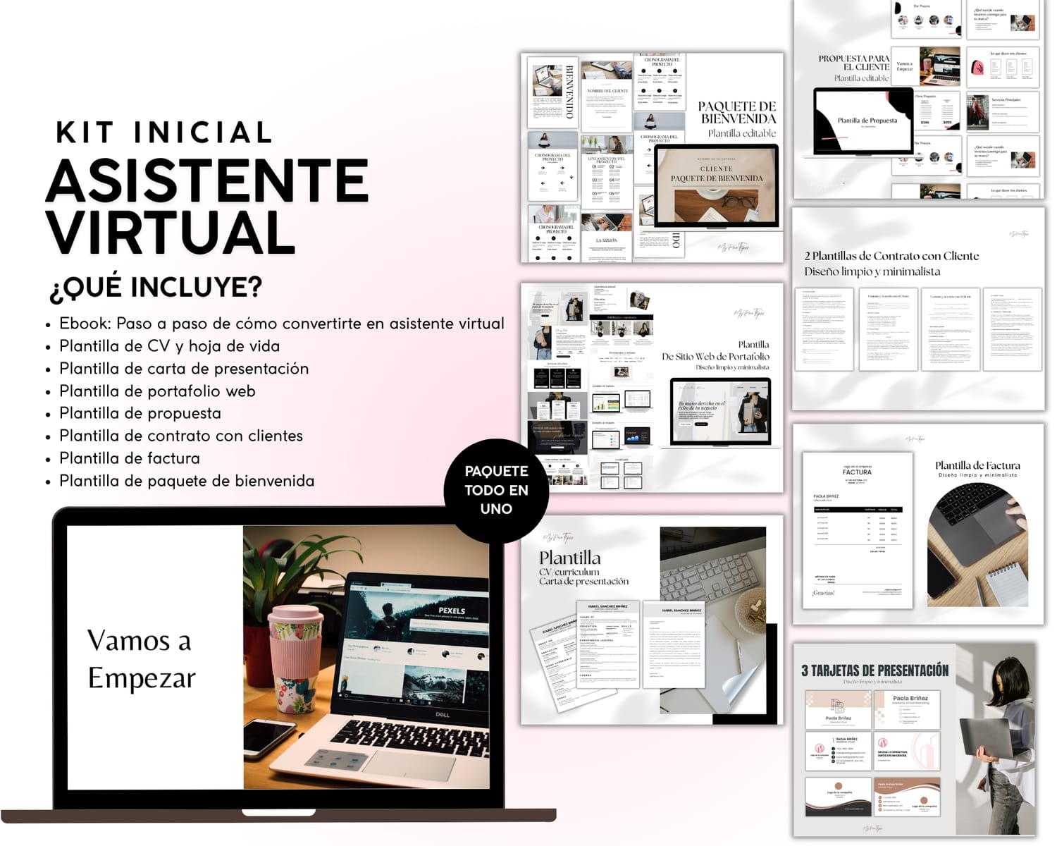 Kit de Inicio para Aspirantes a Asistente Virtual Vista general