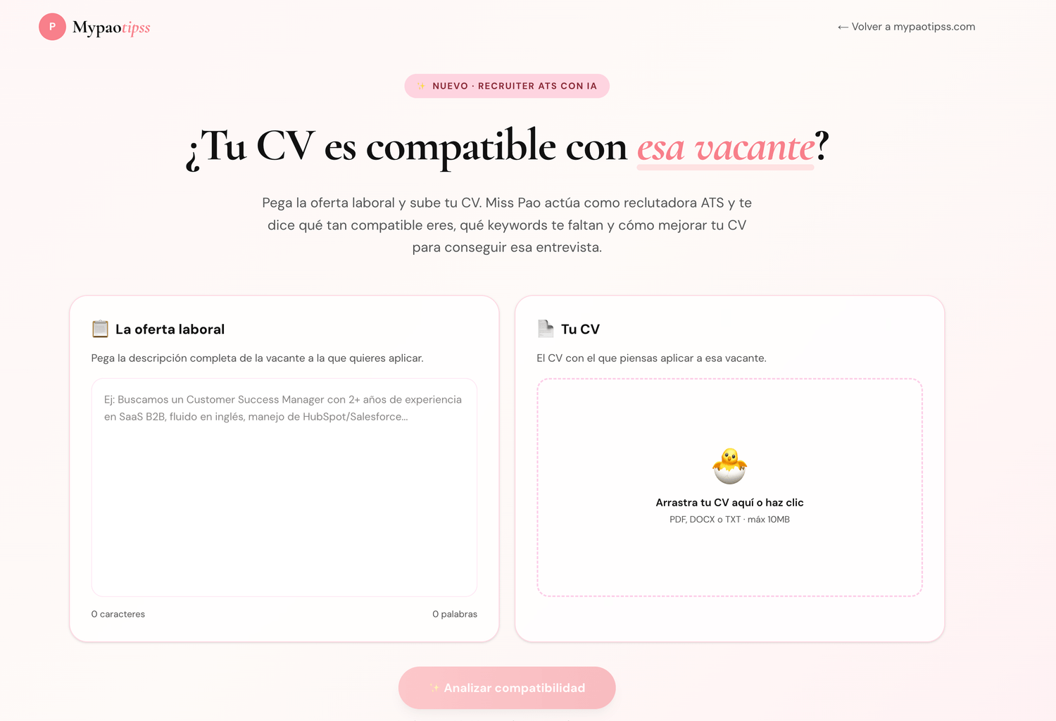 CV Analyzer