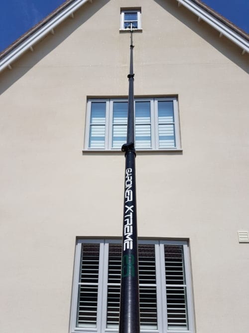 Waterfed Pole window cleaning