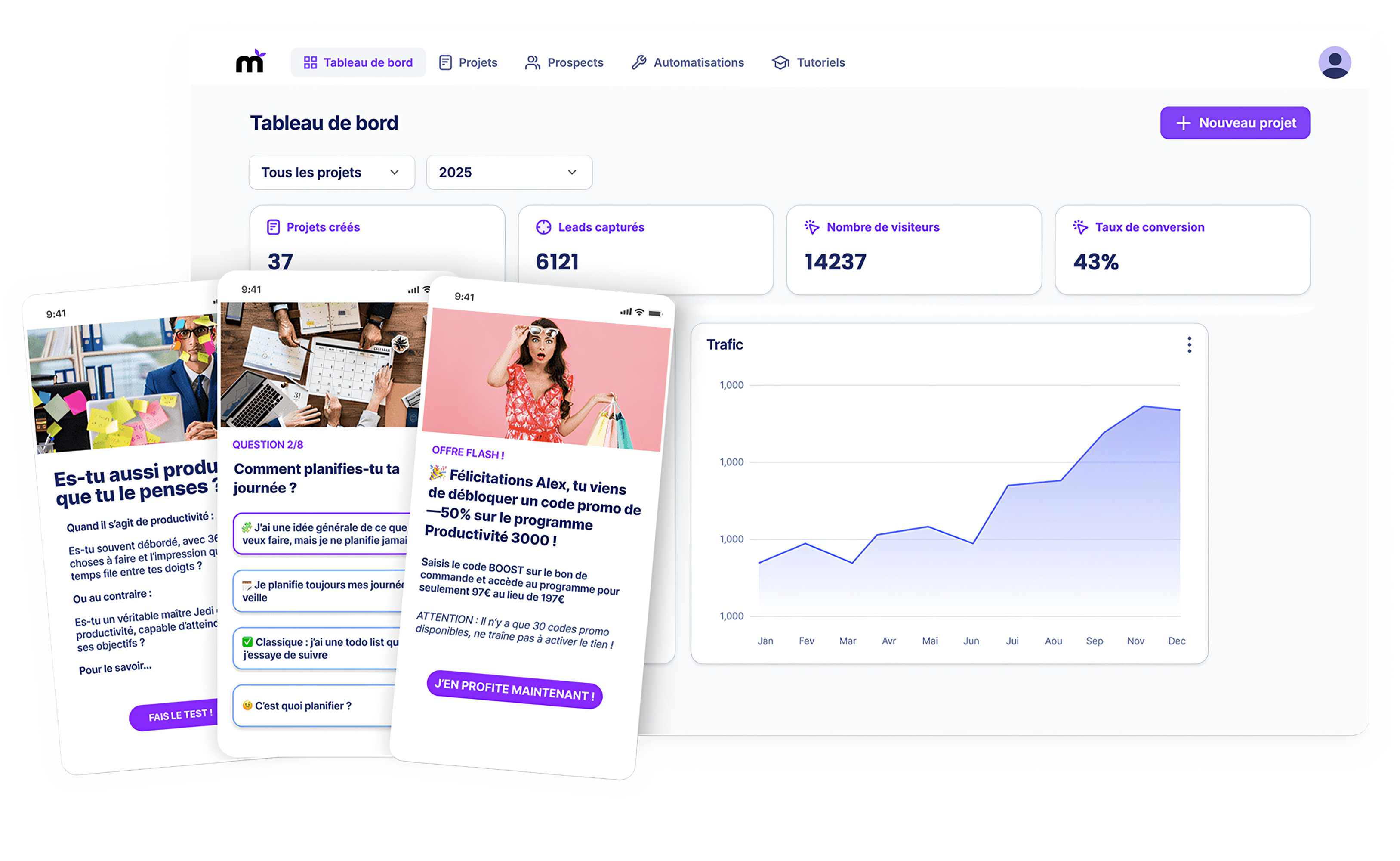 logiciel quiz sondage marketing