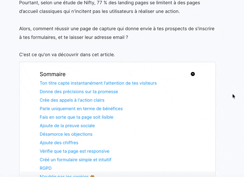 scroll-d'un article page-de-capture-systeme-io