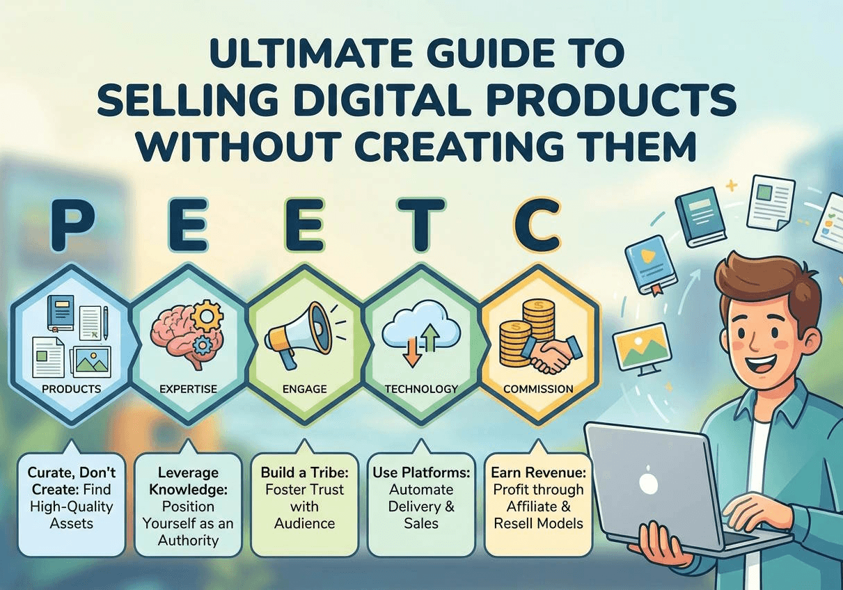 The Ultimate Guide to Selling Digital Products Without Creating Them