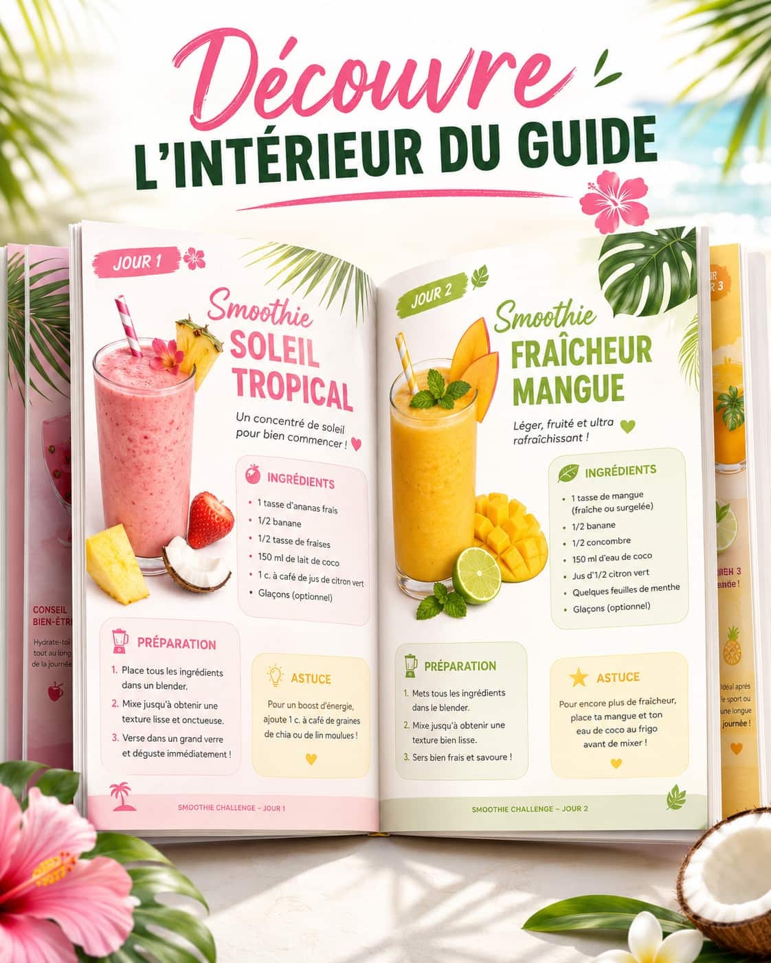Page interne 1 du guide smoothie