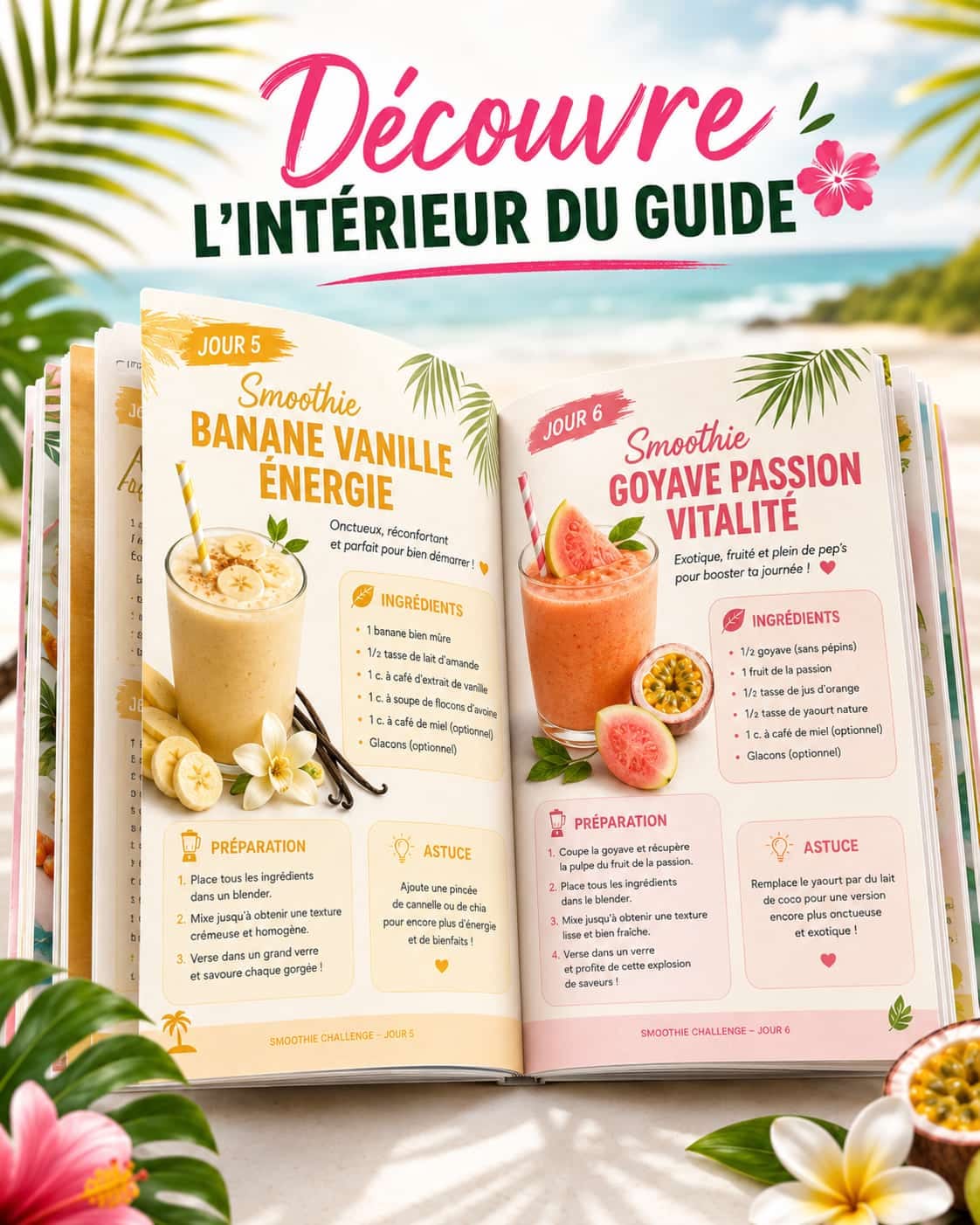Page interne 3 du guide smoothie