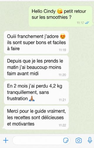 Témoignage WhatsApp 1