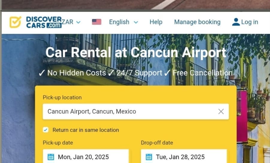 DiscoverCars: Car Rental Cancun Airport (CUN)