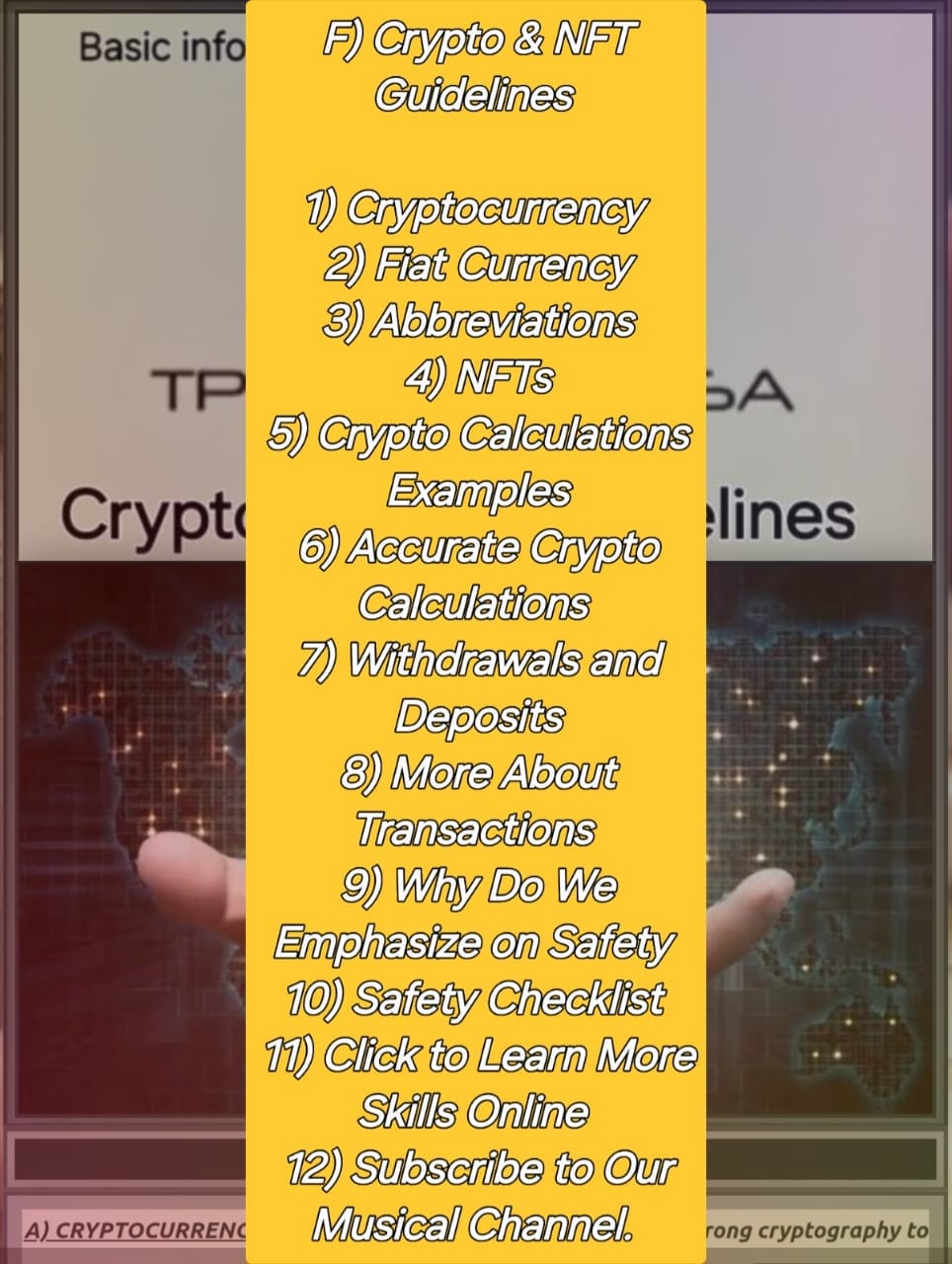 Crypto & NFTs Guidelines