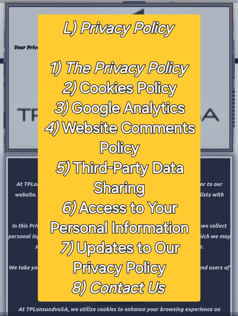 PRIVACY POLICY