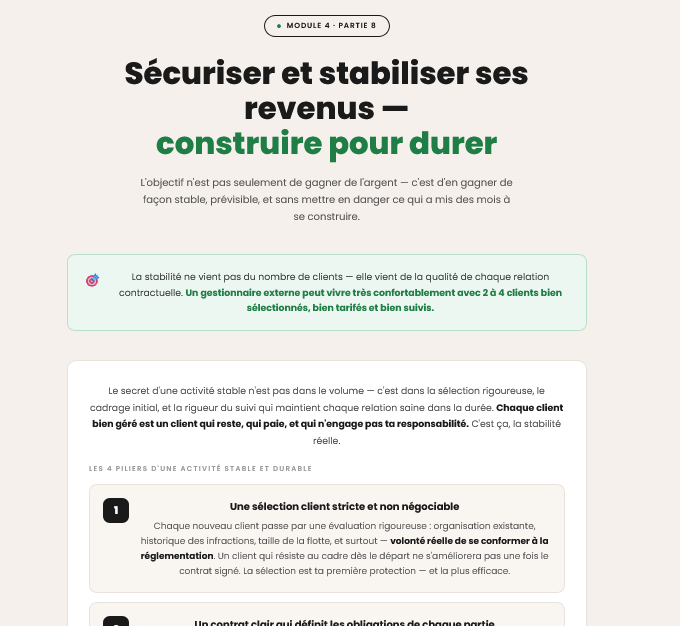 Sécuriser ses revenus