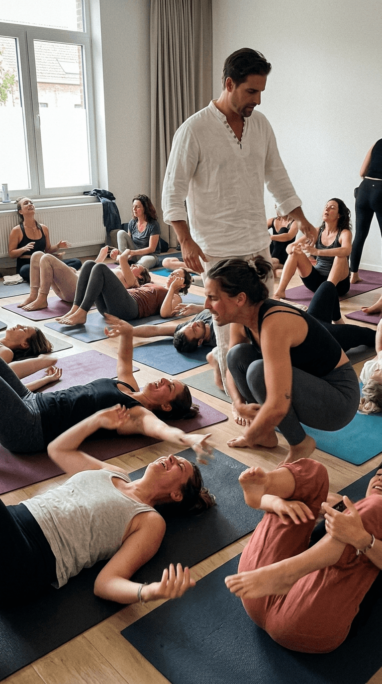Visages apaisés après le Reset Protocol — transformation intérieure visible