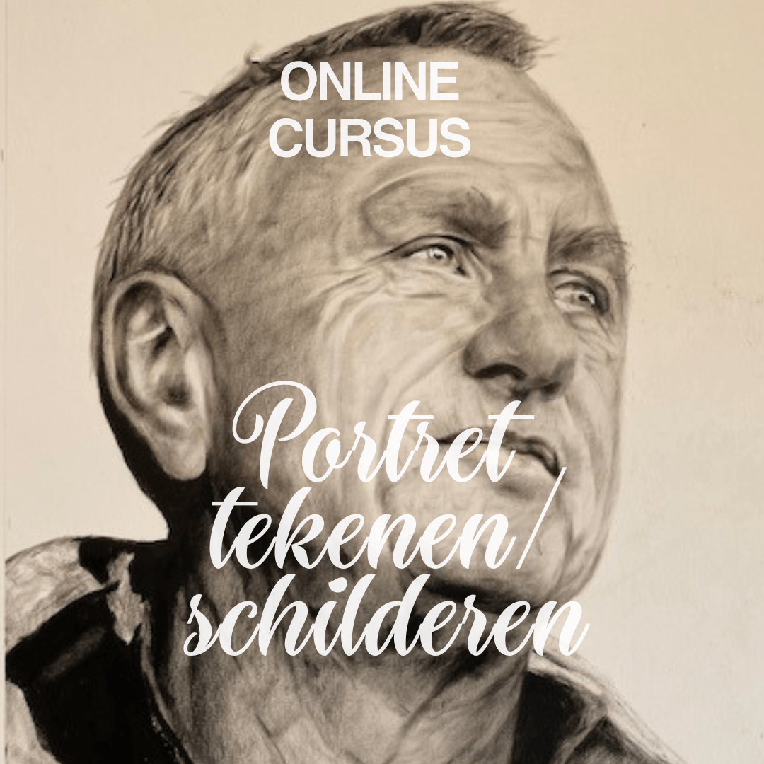 Online cursus drybrush - leer een goed lijkend portret te tekenen en schilderen