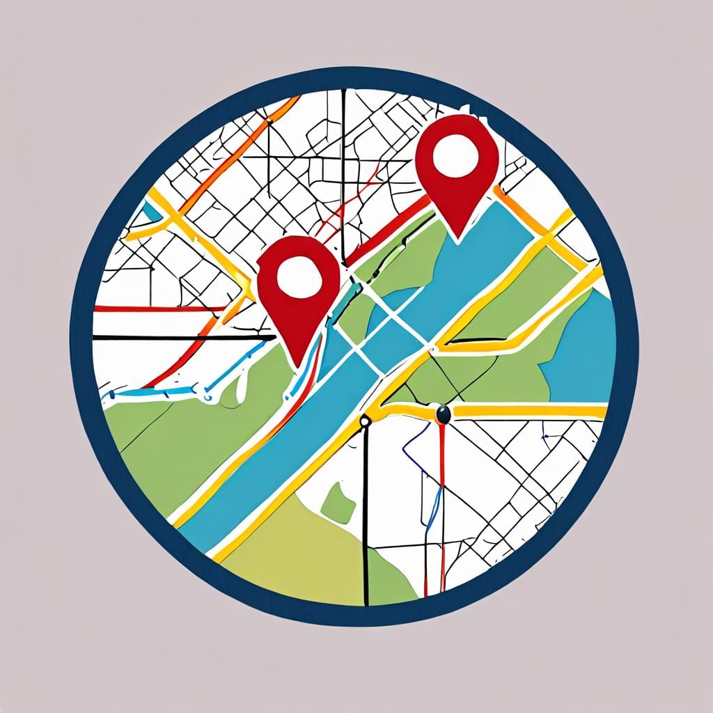 route planning icon